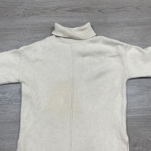 Joseph High Neck Soft Merino Wool Seam Turtleneck Sweater Women's M - Picture 2 of 10